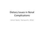 Dietary Issues in Renal Complications