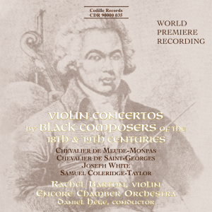 VIOLIN CONCERTOS by BLACK COMPOSERS of