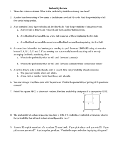 Probability Review hwk (5/22)