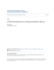 A brief introduction to chiral perturbation theory
