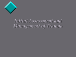 Initial Assessment and Management of Trauma