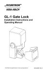 GL-1 Gate Lock
