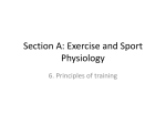 6. Principles of training