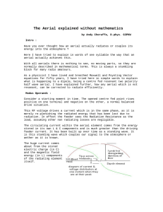 The Aerial explained without mathematics