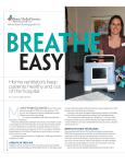 Home ventilators keep patients healthy and out of the hospital