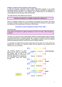 Hubble - schoolphysics
