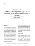 Artificial Intelligence Applied to Natural Resources Management