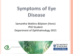 Symptoms of Eye Disease