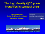 The high density QCD phase transition in compact stars
