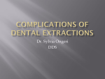 Complications of Dental Extractions