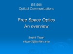 EE 566 Optical Communications