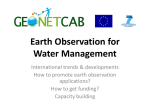 Earth Observation for Water Management