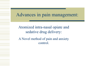 Nasal Drug Delivery in EMS