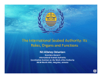 Presentation - International Seabed Authority