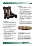 Surface Resistance Test Kit