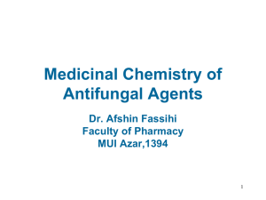Medicinal Chemistry of Antifungal Agents
