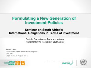 SOUTH AFRICA`s INTERNATIONAL OBLIGATIONS IN TERMS OF