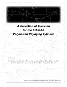 A Collection of Curricula for the STARLAB Polynesian Voyaging
