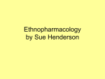 Ethnopharmacology Presentation (powerpoint file)