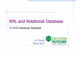 XML and Relational Database