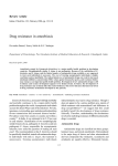 Drug resistance in amoebiasis