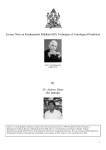 Lecture Note on Krishnamurti Paddhati
