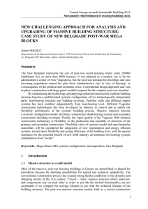 new challenging approach for analysis and upgrading of massive