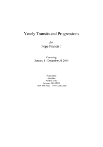 Yearly Transits and Progressions