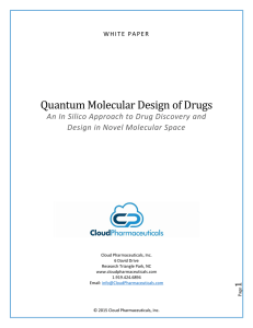 Quantum Molecular Design of Drugs