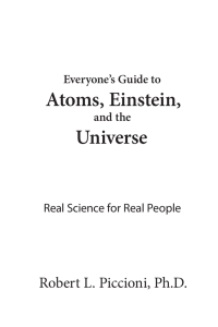 Atoms, Einstein, Universe