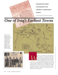 One of Iraq`s Earliest Towns