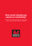 How much should you spend on marketing?
