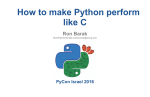 Cython - PyCon Israel