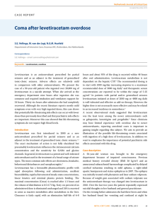 Coma after levetiracetam overdose