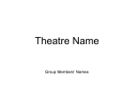 Theatre Name