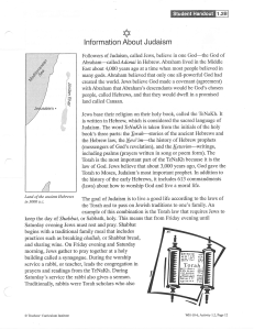 Abo lnformation ut Judaism