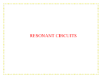 resonant circuits