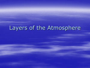 Layers of the Atmosphere