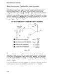 CHARGE AMPLIFIER FOR CAPACITIVE SENSOR