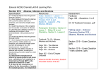 Section D19: Alkanes, Alkenes and Alcohols