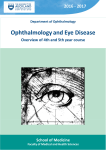 Ophthalmology and Eye Disease - Faculty of Medical and Health