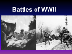 The Battles of World War II Due