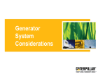 Generator System Considerations