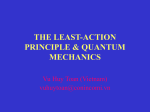least action principle and quantum mechanics i. introduction