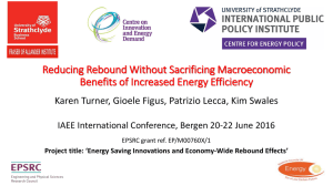 Reducing rebound without sacrificing macroeconomic benefits of