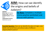 Judaism - Ms. Lo Verde`s Global History Page