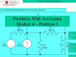 Problems With Assistance, Module 4, Problem 1