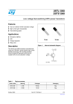 Low voltage fast-switching NPN power transistors