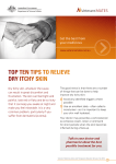 top ten tips to relieve dry itchy skin
