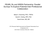 PEARL RX and WREN Partnership: Parallel Surveys to Explore Inter